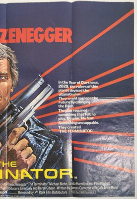 Lot 113 - THE TERMINATOR (1984) ORIGINAL UK QUAD POSTER.