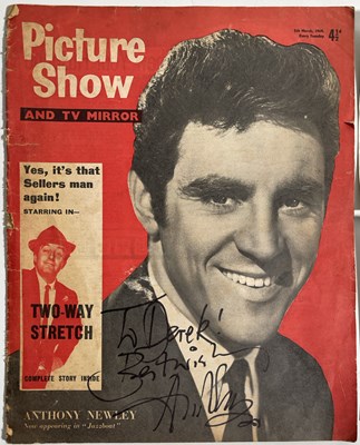 Lot 53 - 20TH CENTURY STARS - AUTOGRAPH COLLECTION INC ANTHONY NEWLEY / DAPHNE CAMPBELL.