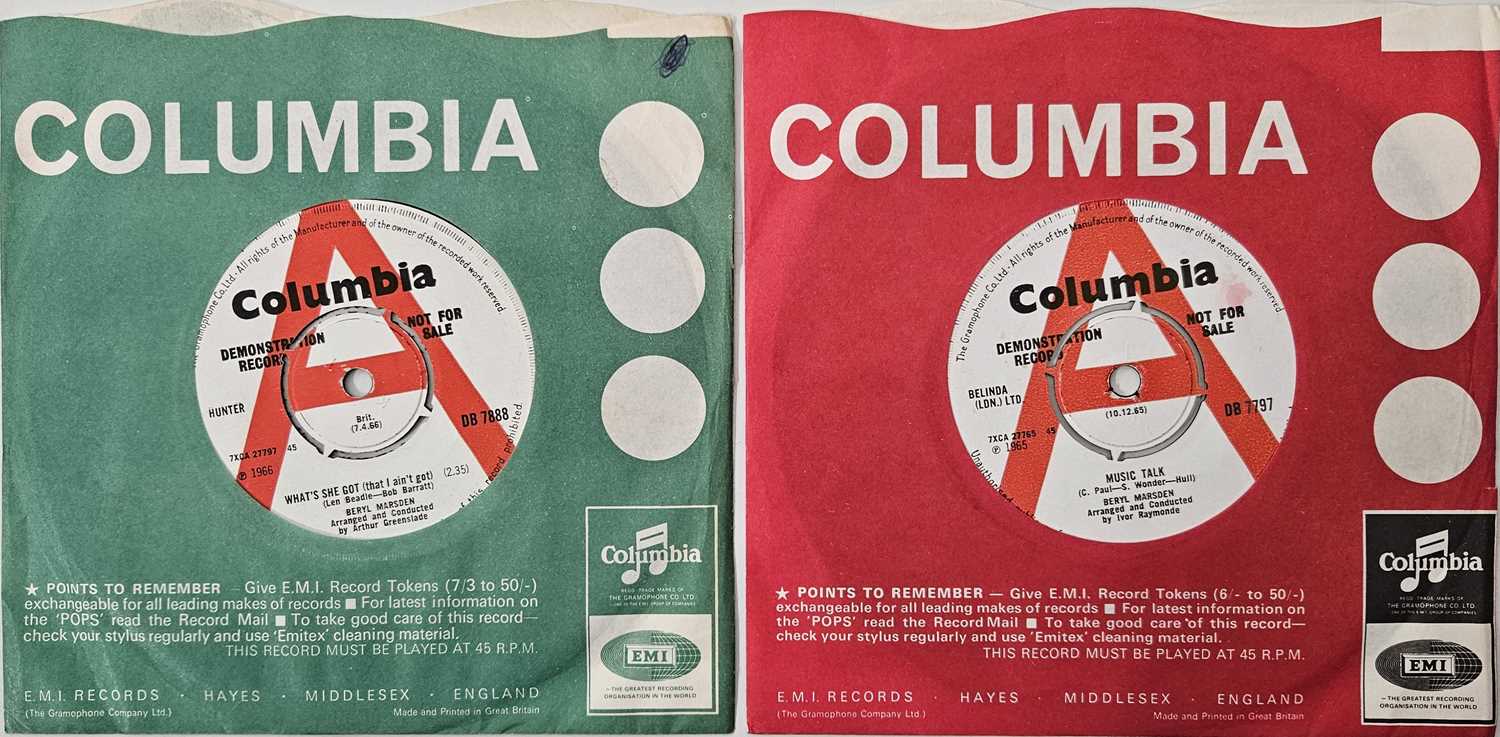 Lot 365 - BERYL MARSDEN - 7" DEMO RARITIES PACK