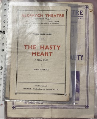 Lot 12 - VINTAGE / EARLY 20TH-CENTURY THEATRE PROGRAMMES AND MEMORABILIA.