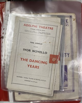 Lot 12 - VINTAGE / EARLY 20TH-CENTURY THEATRE PROGRAMMES AND MEMORABILIA.