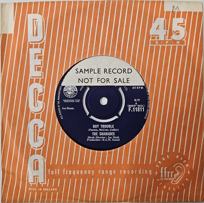 Lot 368 - THE SHARADES - DUMB HEAD/ BOY TROUBLE 7" (UK DECCA FACTORY SAMPLE - F.11811)