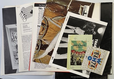 Lot 58 - THE WHO / DAVID BOWIE - ORIGINAL C 1970S PRESS KITS.