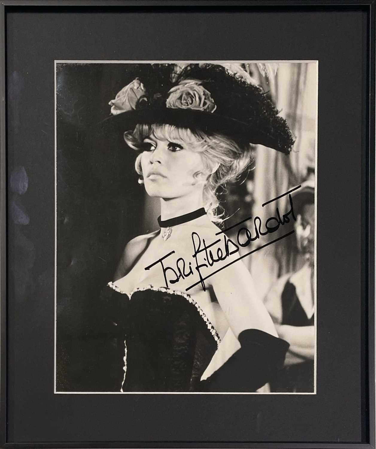 Lot 58 - BRIGITTE BARDOT - SIGNED IMAGE.