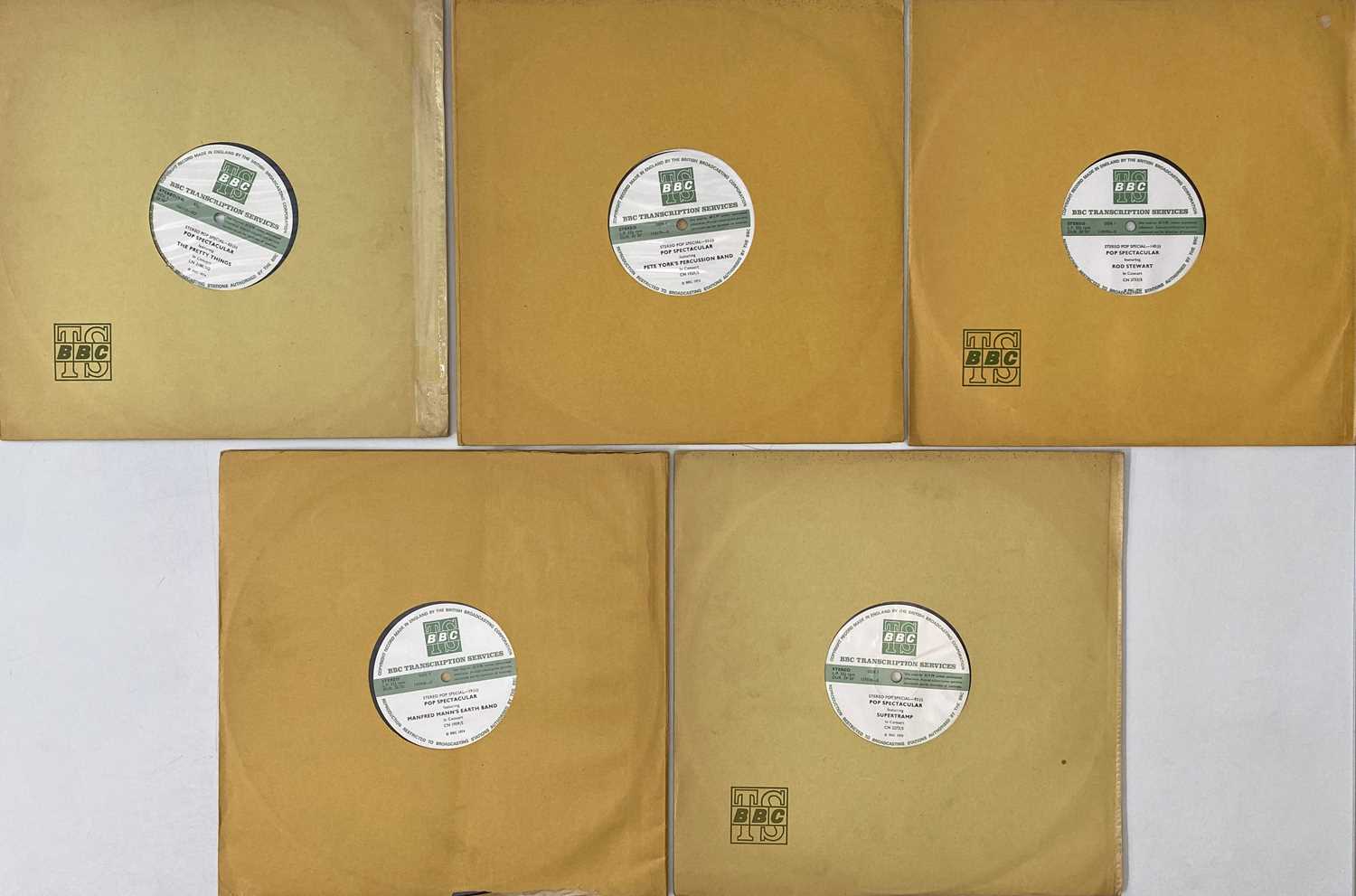 Lot 16 - ROCK/ PROG/ GARAGE - BBC TRANSCRIPTION LP PACK