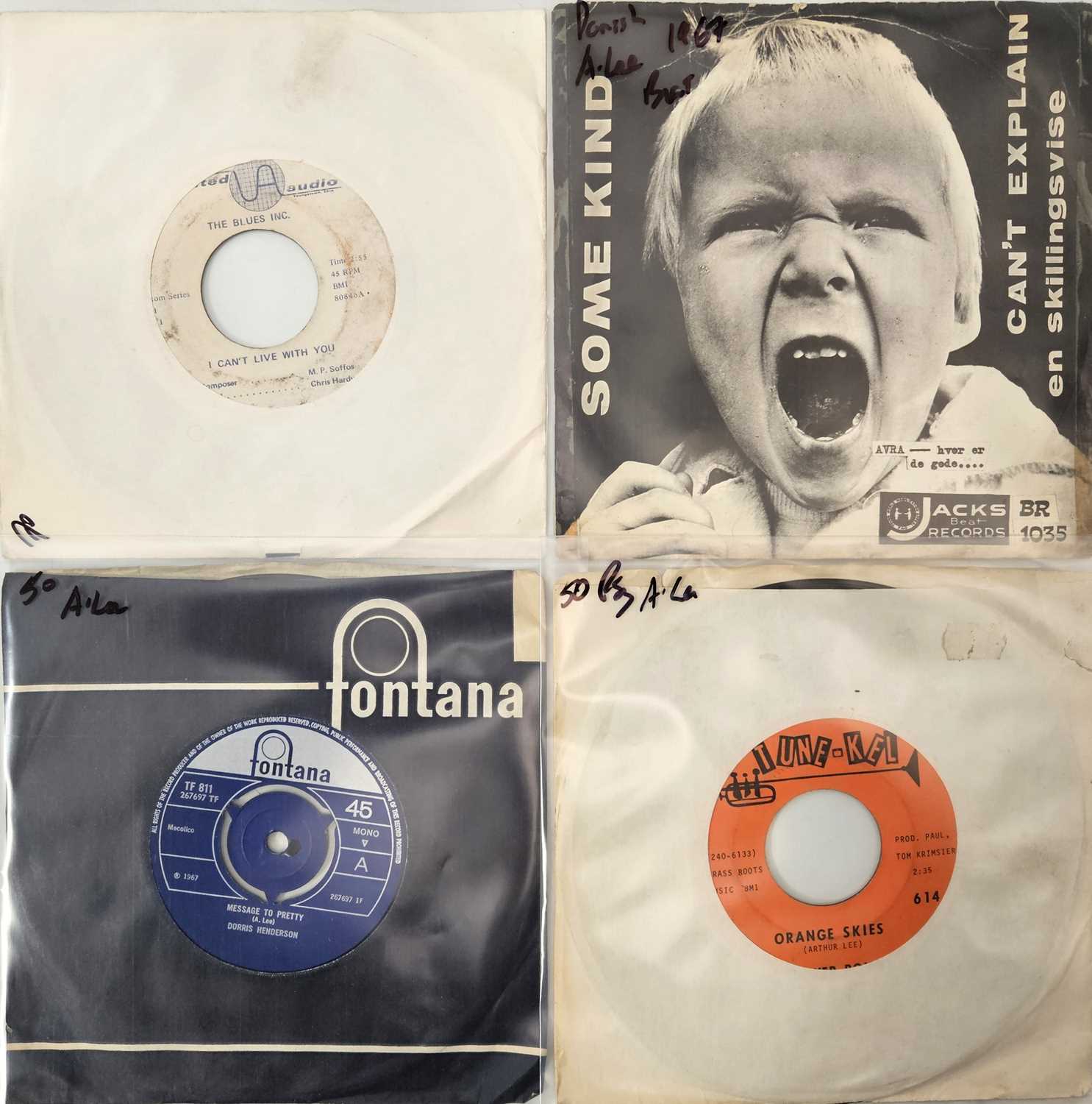 Lot 37 - ARTHUR LEE (LOVE) AND RELATED - 7" RARITIES PACK