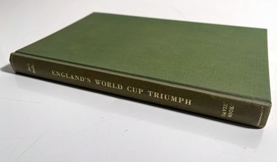 Lot 252 - ENGLAND 1966 BOOK SIGNED BY MUTIPLE SQUAD MEMBERS.