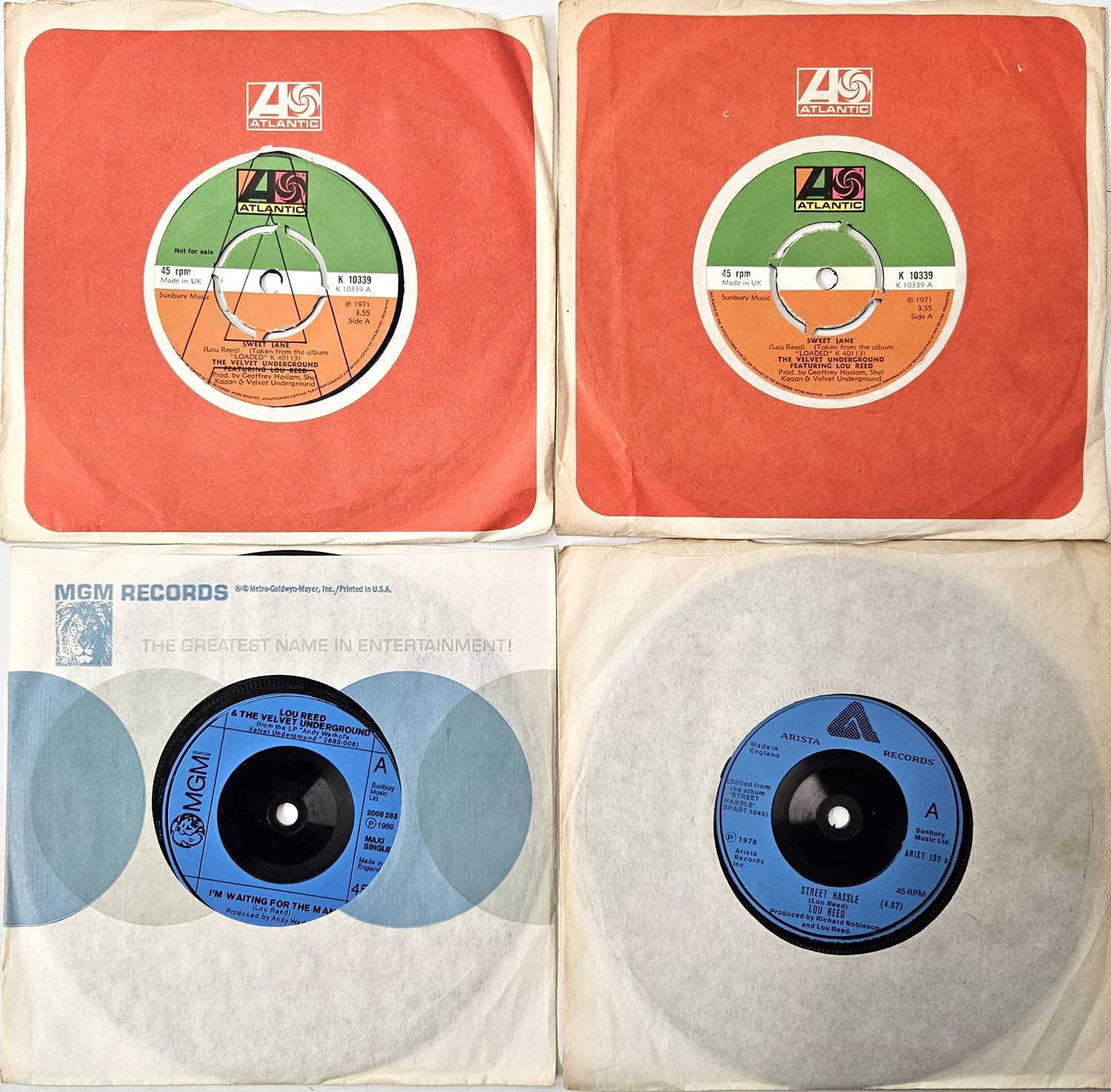Lot 48 - THE VELVET UNDERGROUND - UK 7" PACK (INC BOX SET)