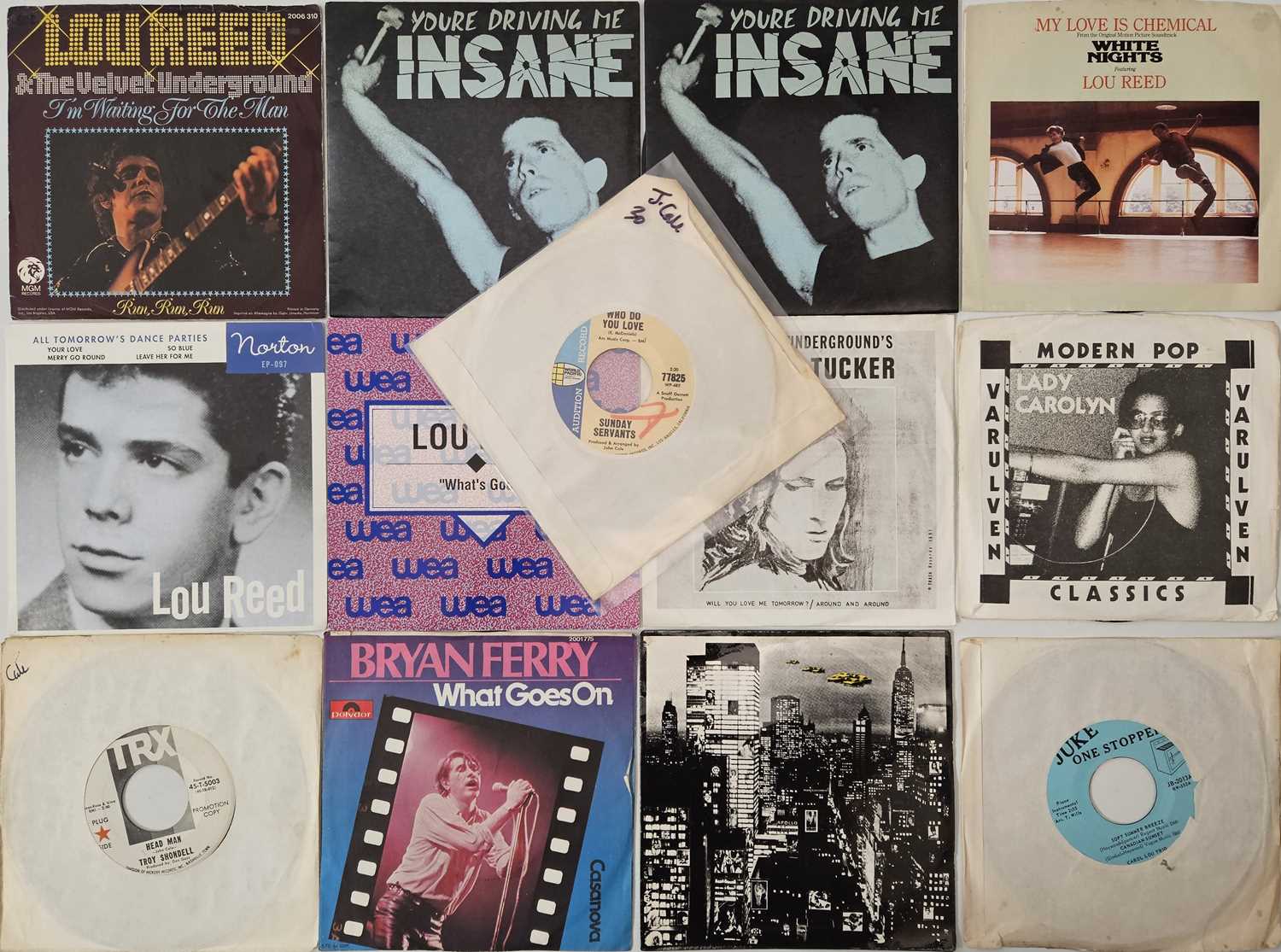 Lot 51 - VELVET UNDERGROUND SOLO AND RELATED - 7" PACK