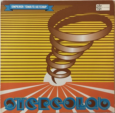 Lot 1016 - STEREOLAB - EMPEROR TOMATO KETCHUP (YELLOW/ SILVER GLITTER LP - D-UHF-D11)