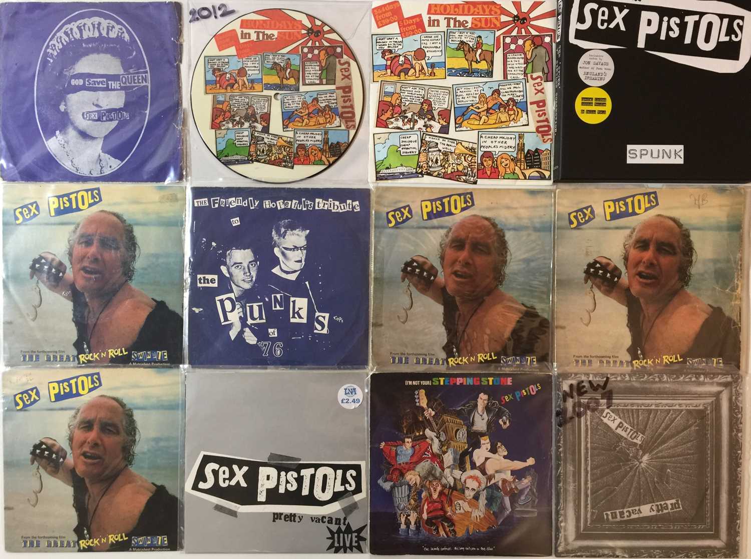 Lot 951 Sex Pistols And Releated 7 Collection