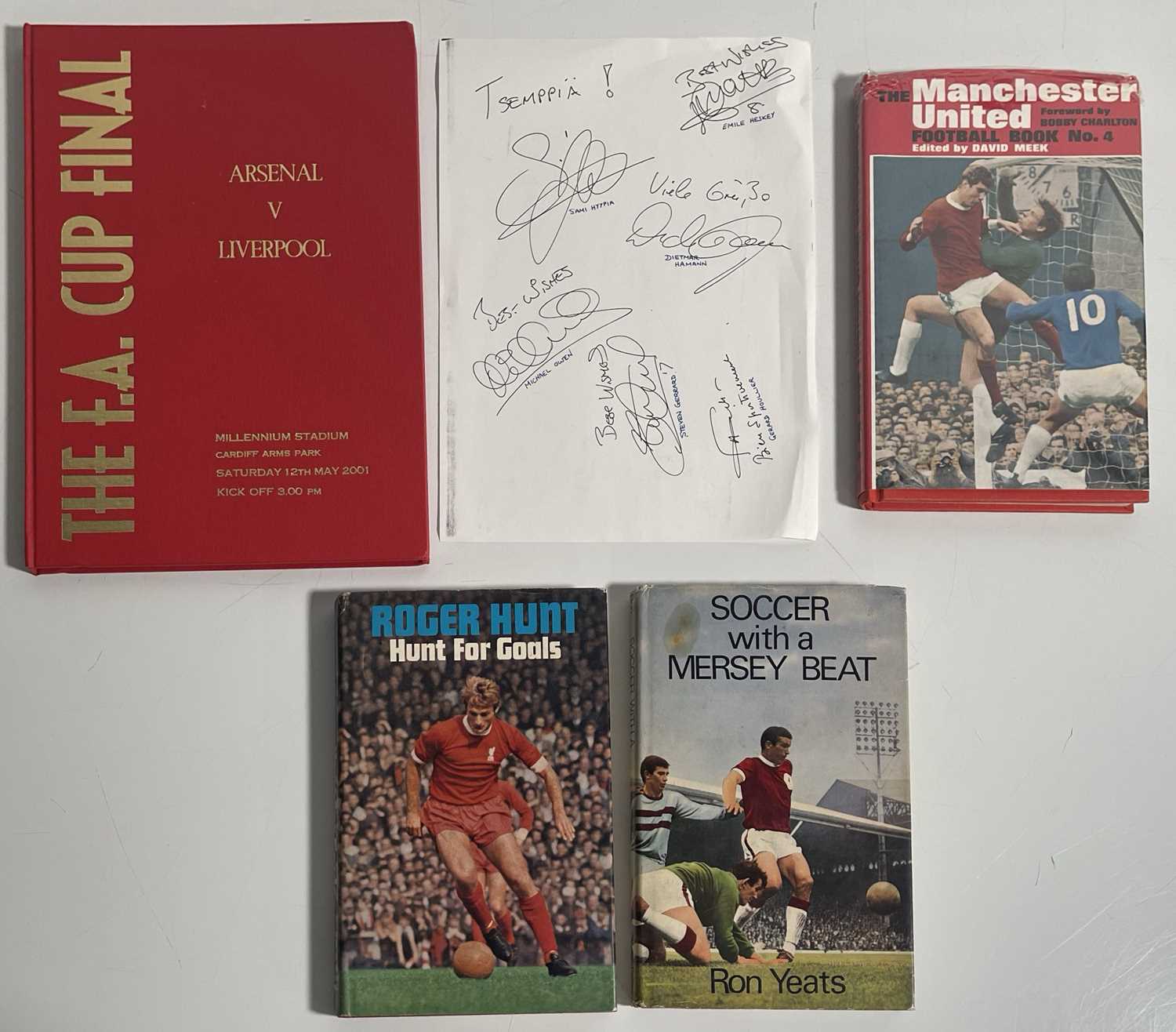 Lot 261 - FOOTBALL - SIGNED BOOKS - LIVERPOOL AND