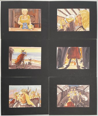 Lot 14 - BREWERIANA - ORIGINAL DESIGNS FOR A HARP LAGER ADVERT. box 3kg