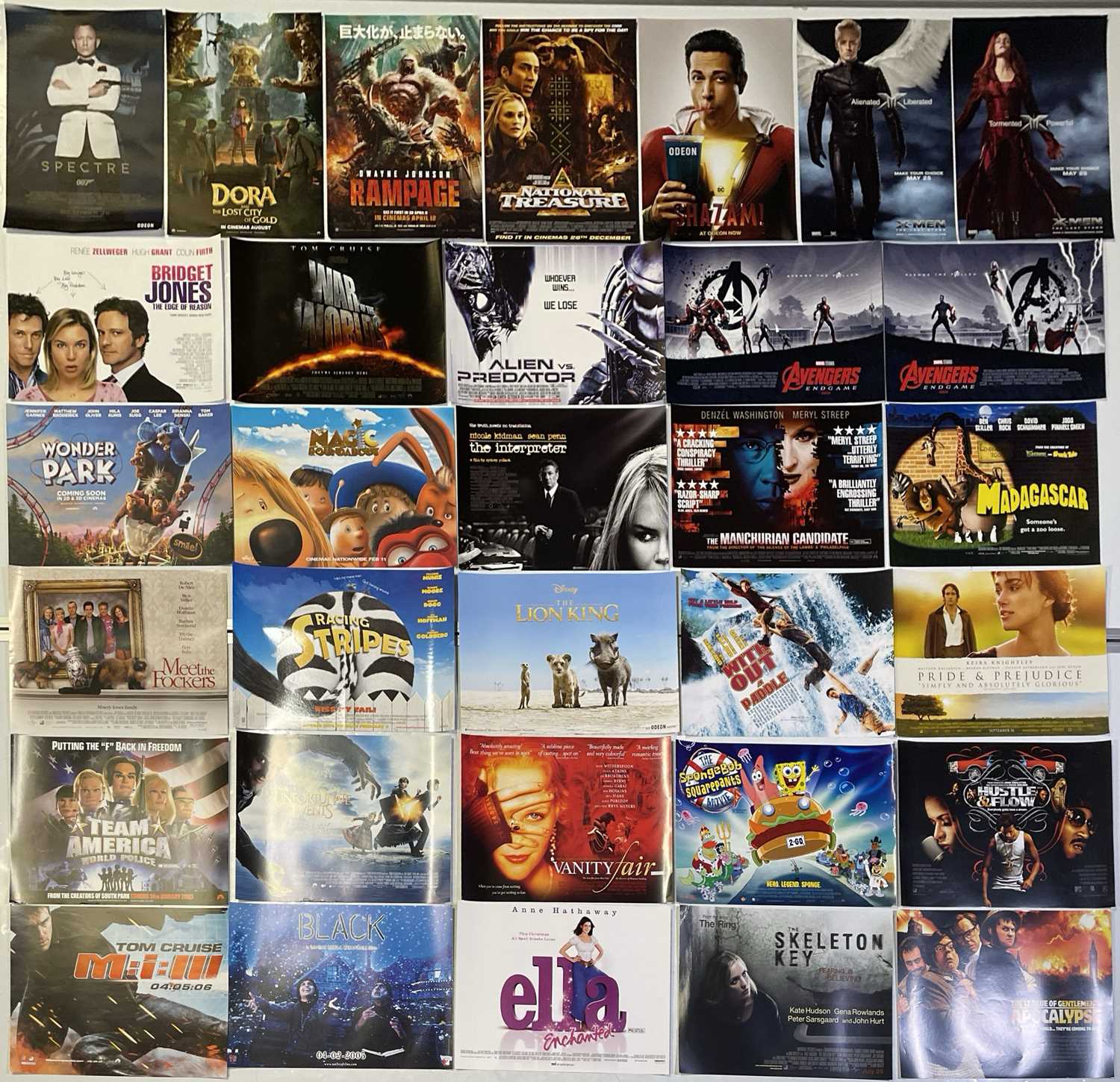 Lot 124 - QUAD FILM POSTER COLLECTION.