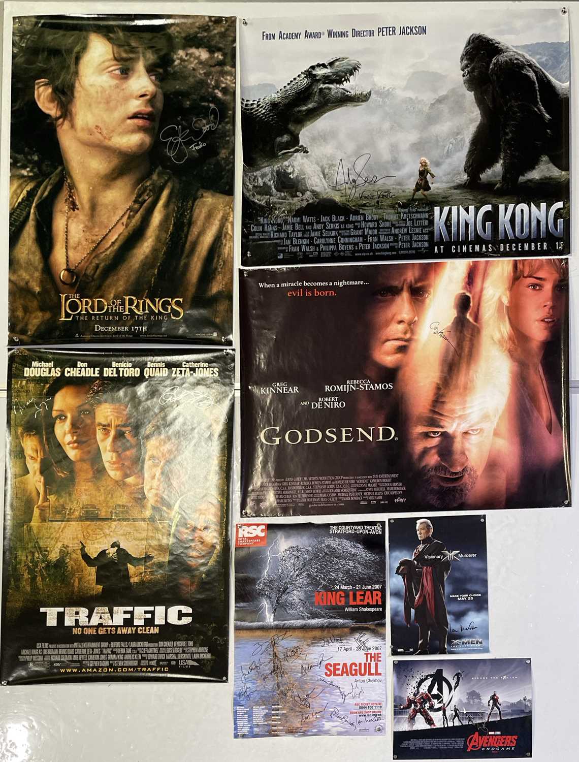 Lot 125 - SIGNED FILM POSTER COLLECTION INC ELIJAH WOOD / ANDY SERKIS ETC.