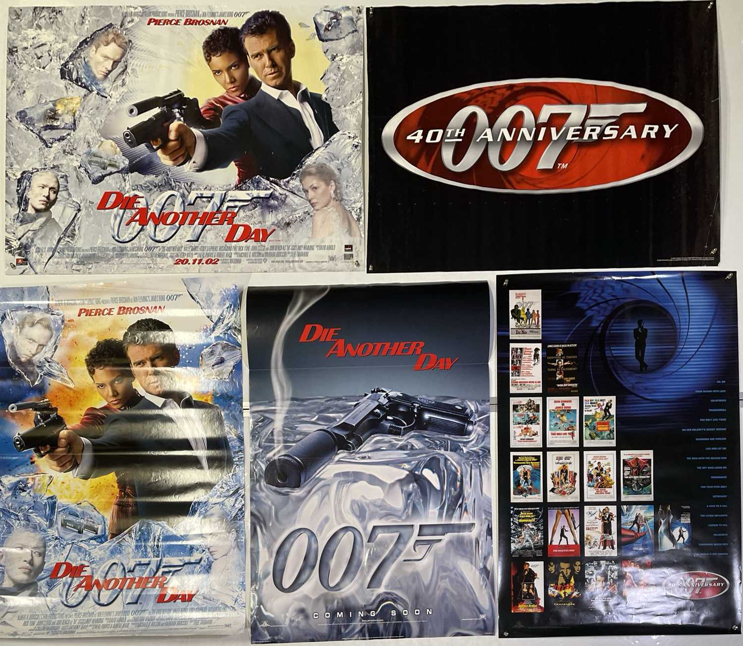 Lot 87 - JAMES BOND - 1990S QUAD / ONE SHEET POSTER COLLECTION.