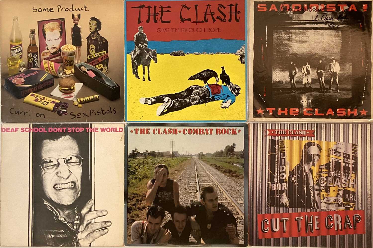 Lot 1021 - PUNK/ NEW WAVE/ CLASSIC ROCK - LPs