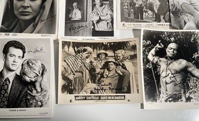 Lot 65 - FILM MEMORABILIA - SIGNED 8X10S INC TOM HANKS/MILTON REID/ROBERT DE NIRO.