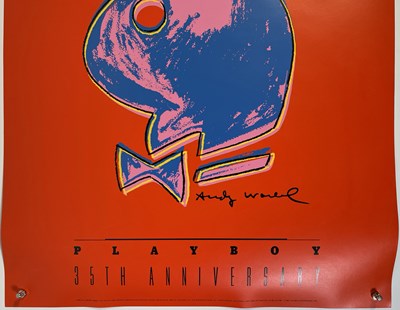 Lot 78 - ANDY WARHOL (1928-1987) - 1985 LIMITED EDITION PLAYBOY POSTER.