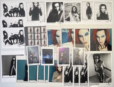 Lot 195 - MARILYN MANSON - LARGE COLLECTION OF ORIGINAL PRESS AND PROMOTIONAL PHOTOGRAPHS.