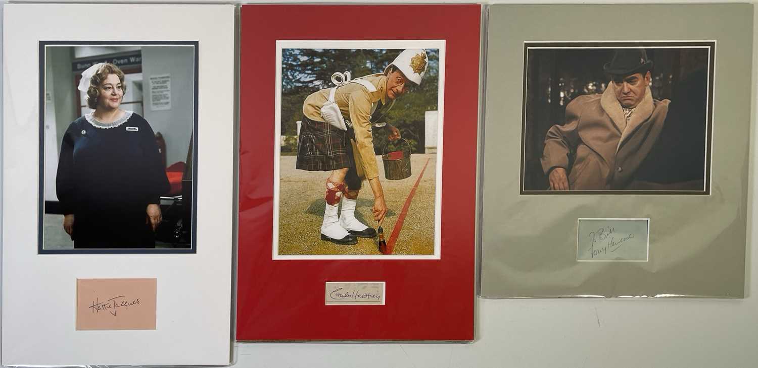 Lot 67 - COMIC ACTORS INC TONY HANCOCK - SIGNED DISPLAYS.