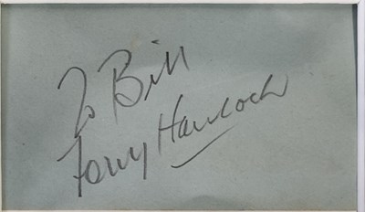Lot 67 - COMIC ACTORS INC TONY HANCOCK - SIGNED DISPLAYS.