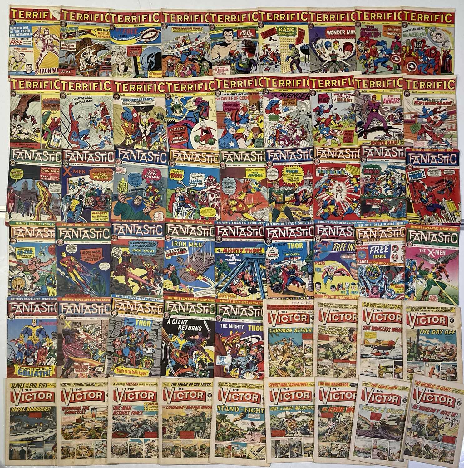 Lot 45 - COMICS INC 'FANTASTIC' / 'TERRIFIC'.