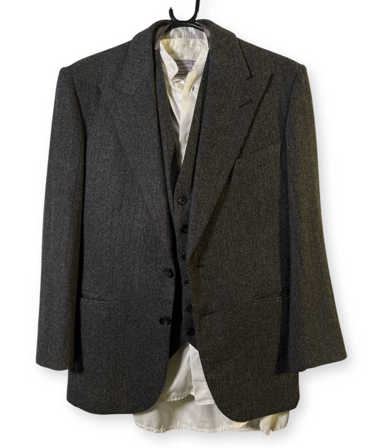 Lot 45 - PEAKY BLINDERS - CILLIAN MURPHY AS TOMMY SHELBY - LIKELY SCREEN WORN THREE PIECE SUIT.