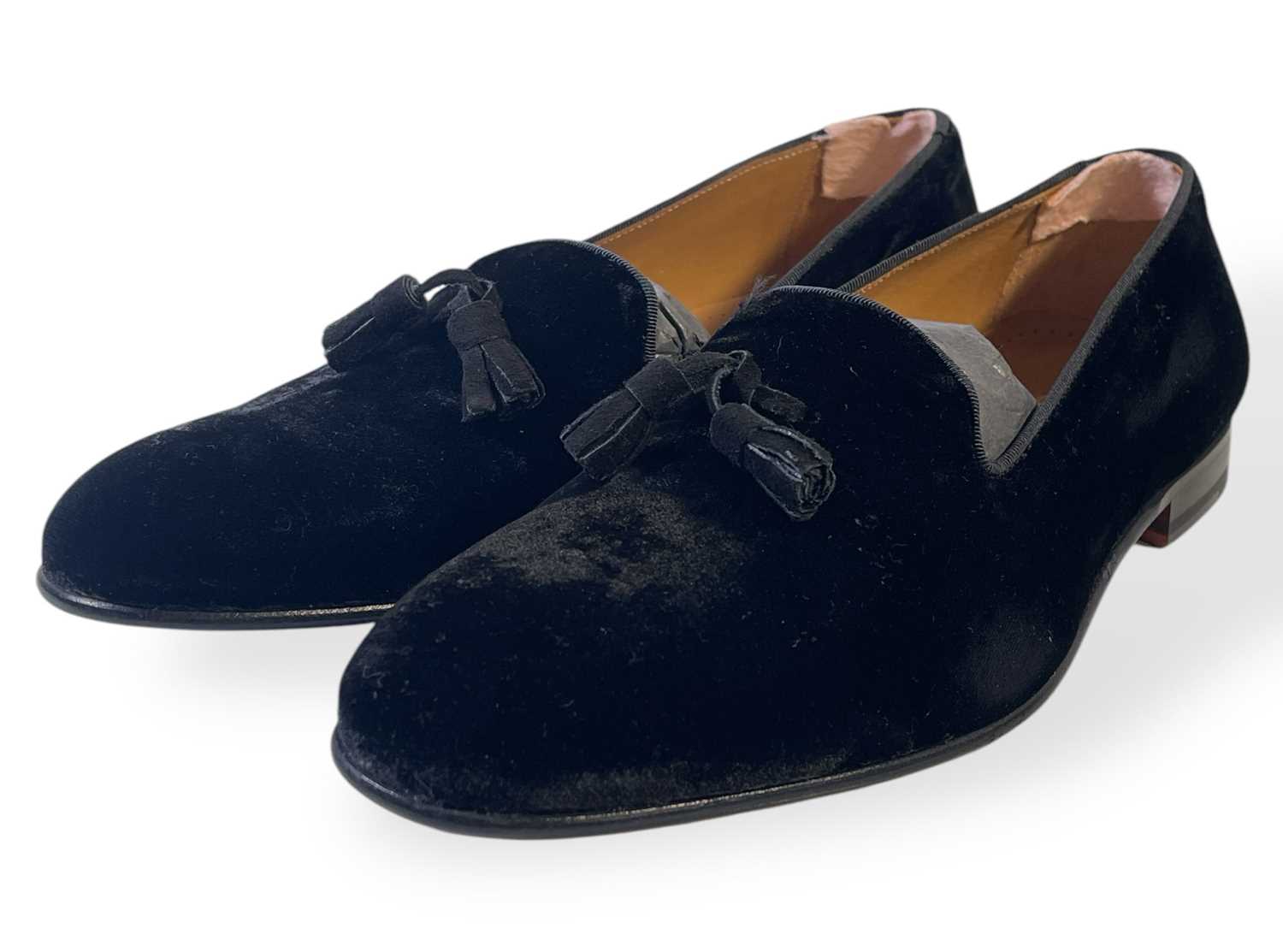 Lot 12 - PEAKY BLINDERS - ANEURIN BARNARD AS DR. HOLFORD- LIKELY SCREEN WORN LOAFERS.