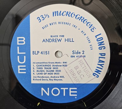 Lot 133 - ANDREW HILL - BLACK FIRE LP (US BLUE NOTE ORIGINAL - BLP 4151)