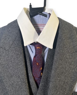 Lot 51 - PEAKY BLINDERS - CILLIAN MURPHY AS TOMMY SHELBY - LIKELY SCREEN WORN SUIT WITH SHIRT.