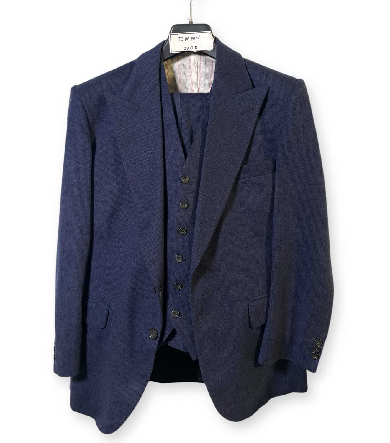 Lot 49 - PEAKY BLINDERS - CILLIAN MURPHY AS TOMMY SHELBY - LIKELY SCREEN WORN SUIT.