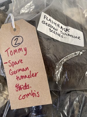 Lot 37 - PEAKY BLINDERS - CILLIAN MURPHY AS TOMMY SHELBY - WWI TUNNELLING COSTUME.