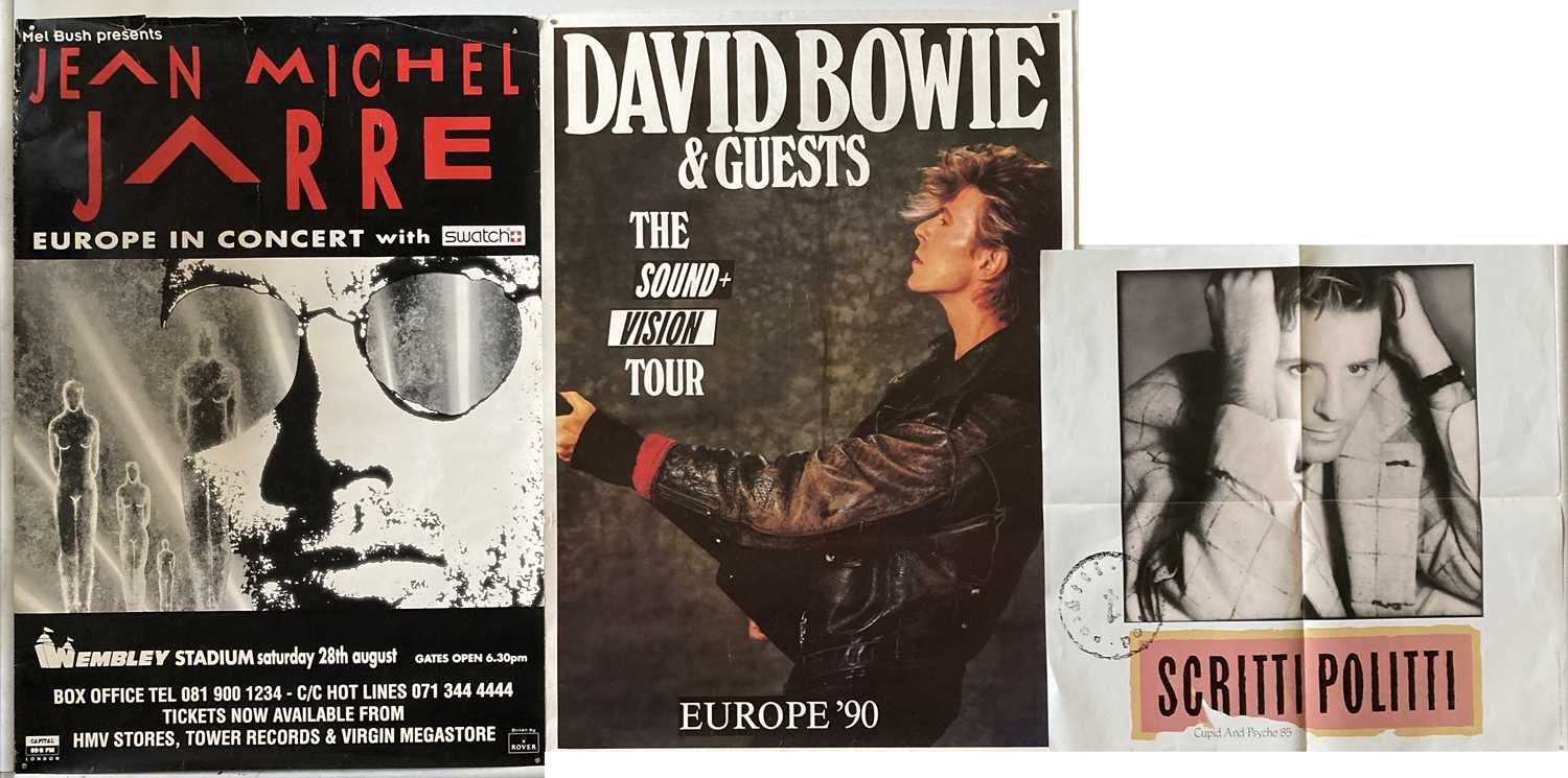 Lot 350 - ROCK AND POP POSTERS - BOWIE ETC.