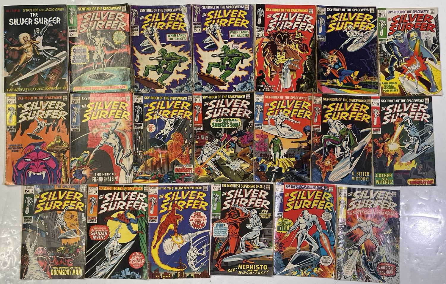 Lot 49 - COMICS - MARVEL - THE SILVER SURFER INC ISSUE #1.