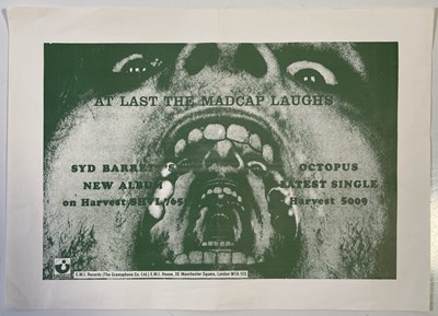 Lot 446 - PINK FLOYD - MADCAP LAUGHS PROMO SHEET.