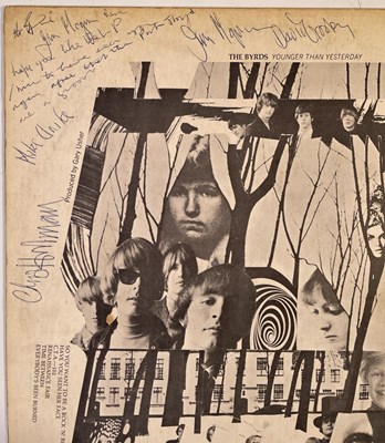 Lot 392 - THE BYRDS - SIGNED COPY OF 'YOUNGER THAN YESTERDAY'.