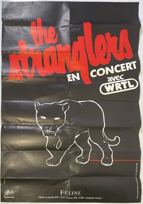 Lot 462 - THE STRANGLERS - ORIGINAL 1982 FRENCH TOUR POSTER.