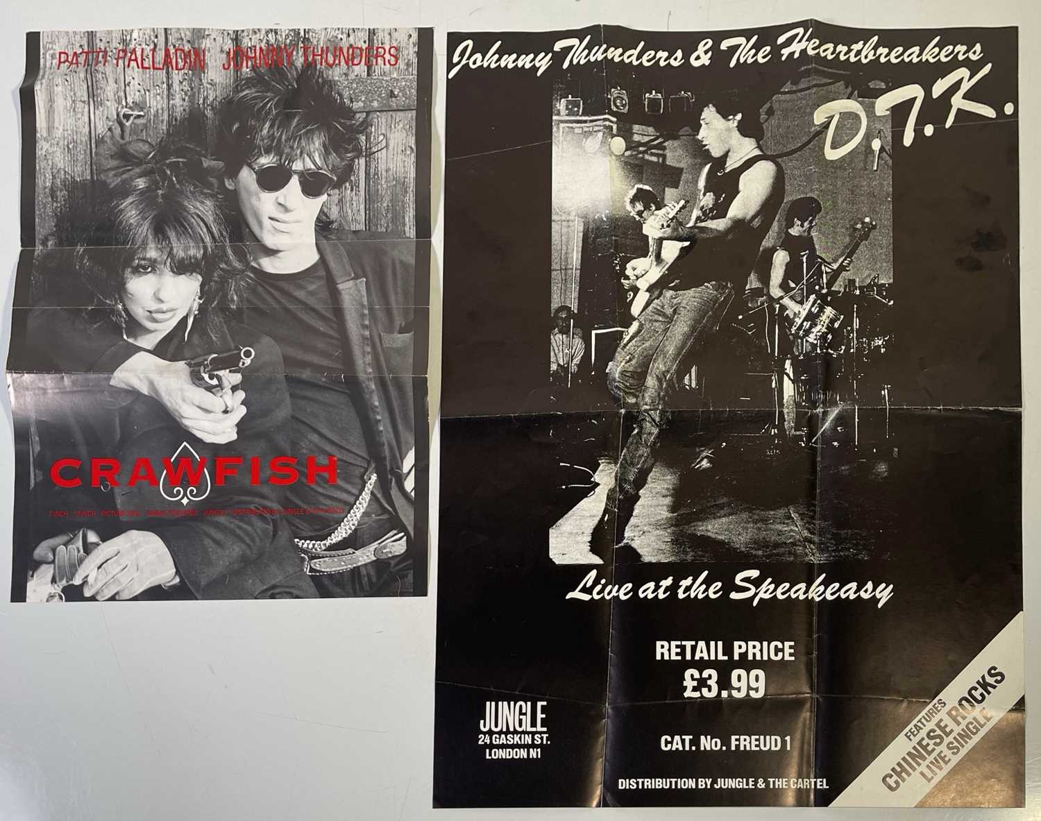 Lot 396 - JOHNNY THUNDERS - POSTERS.