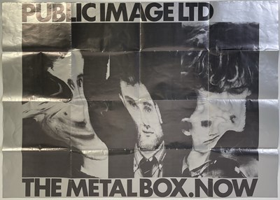 Lot 464 - PUNK INTEREST - ORIGINAL PIL METAL BOX PROMOTIONAL POSTER.