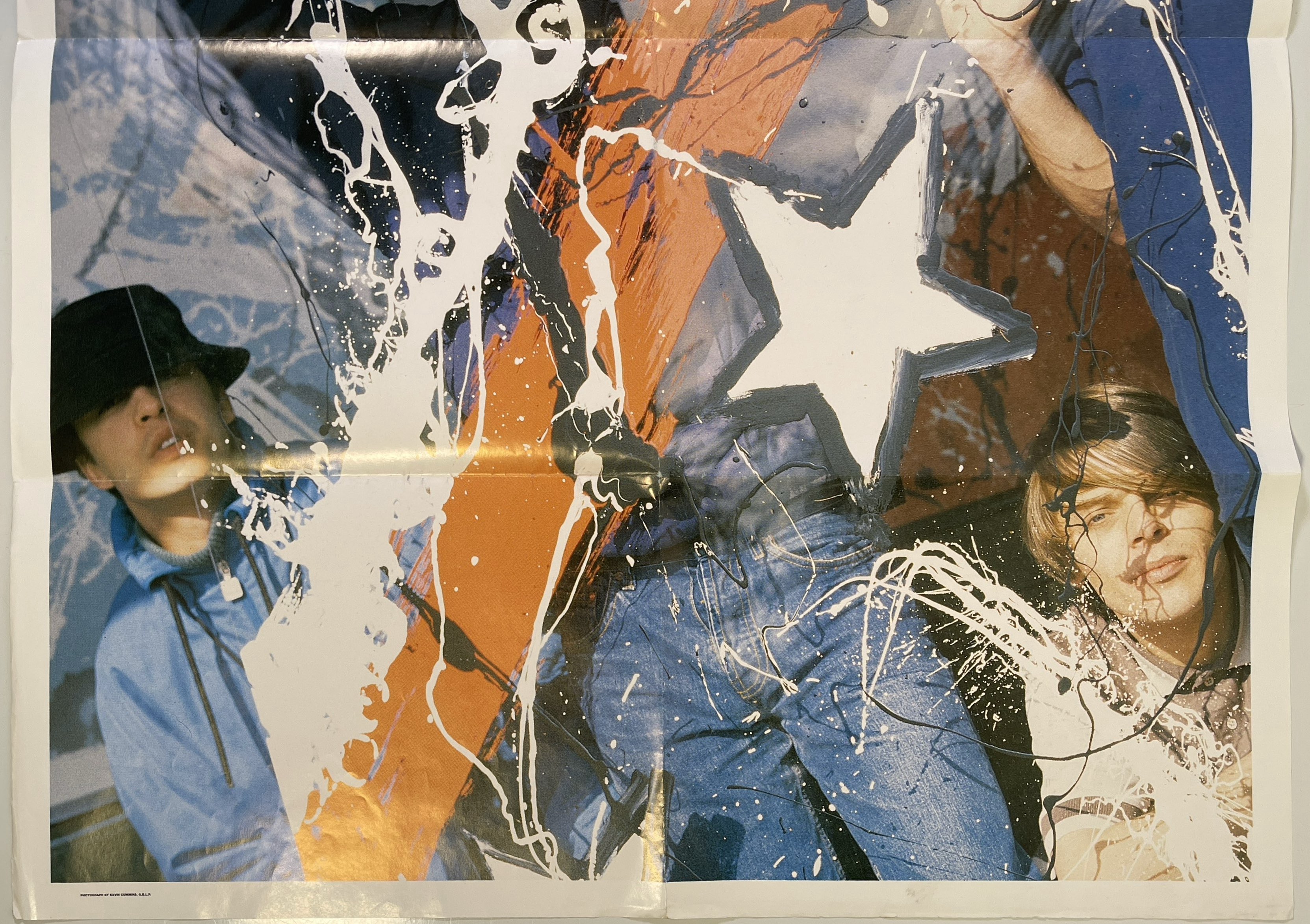 Lot 460 - THE STONE ROSES - POSTER WITH KEVIN CUMMINS