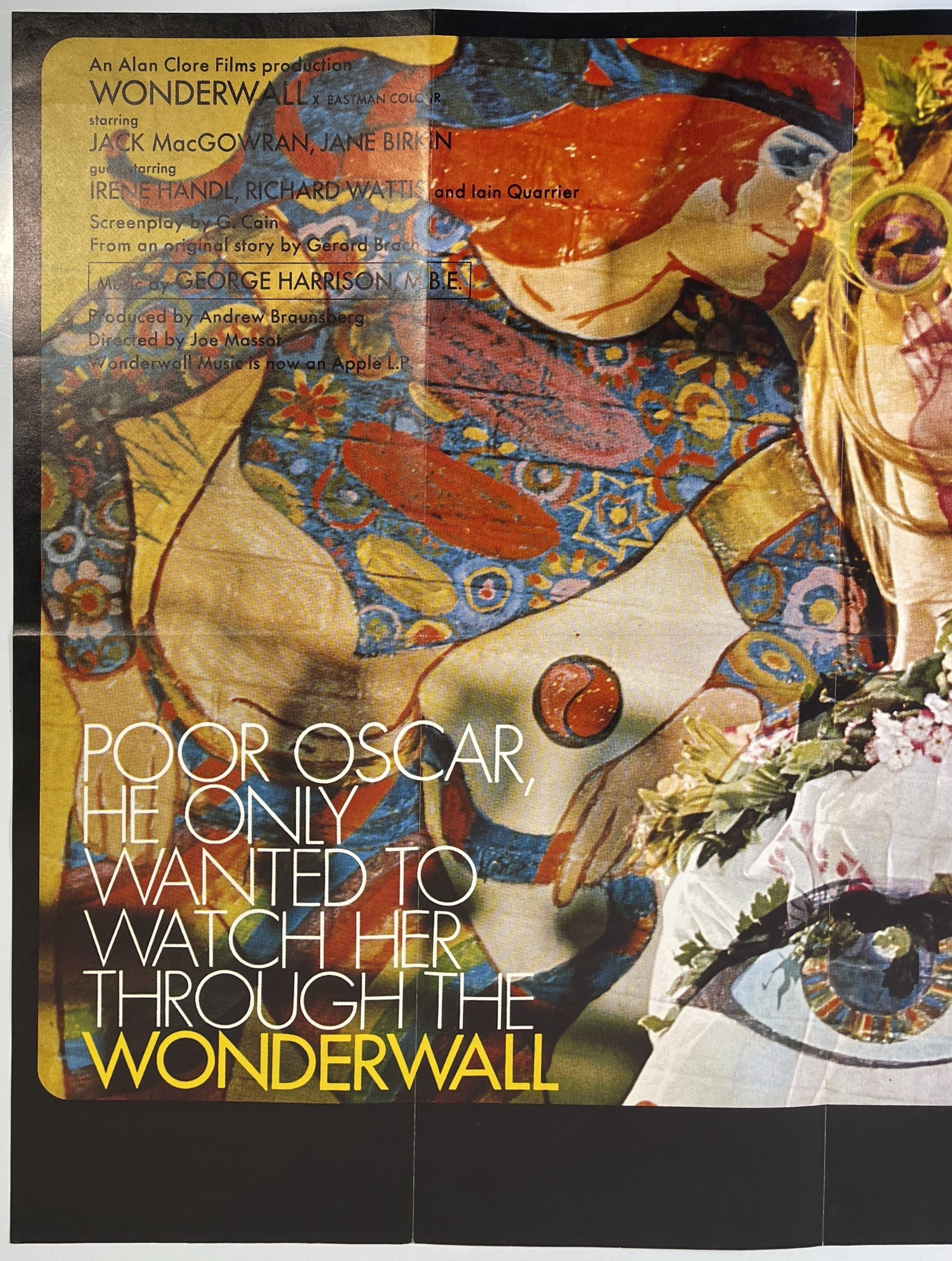 Lot 402 - THE BEATLES INTEREST - ORIGINAL WONDERWALL