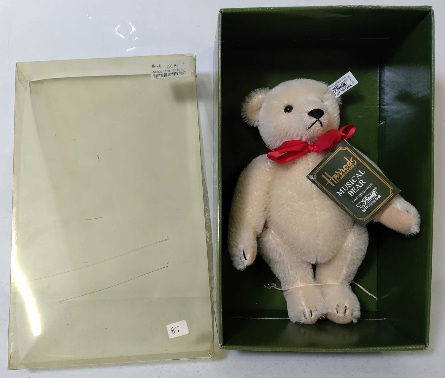 Lot 142 - Steiff Harrods Musical Bear 1989/90