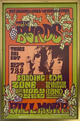 Lot 415 - WEST COAST PSYCHEDELIA -THE BYRDS - JIM BLASHFIELD DESIGN.