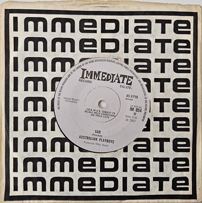 Lot 54 - AUSTRALIAN PLAYBOYS - BLACK SHEEP C/W SAD 7" (ORIGINAL UK STOCK COPY - IMMEDIATE IM 054)