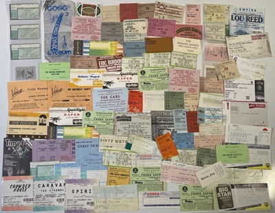 Lot 444 - ROCK, POP AND PUNK TICKET / PASSES / CARDS ARCHIVE.