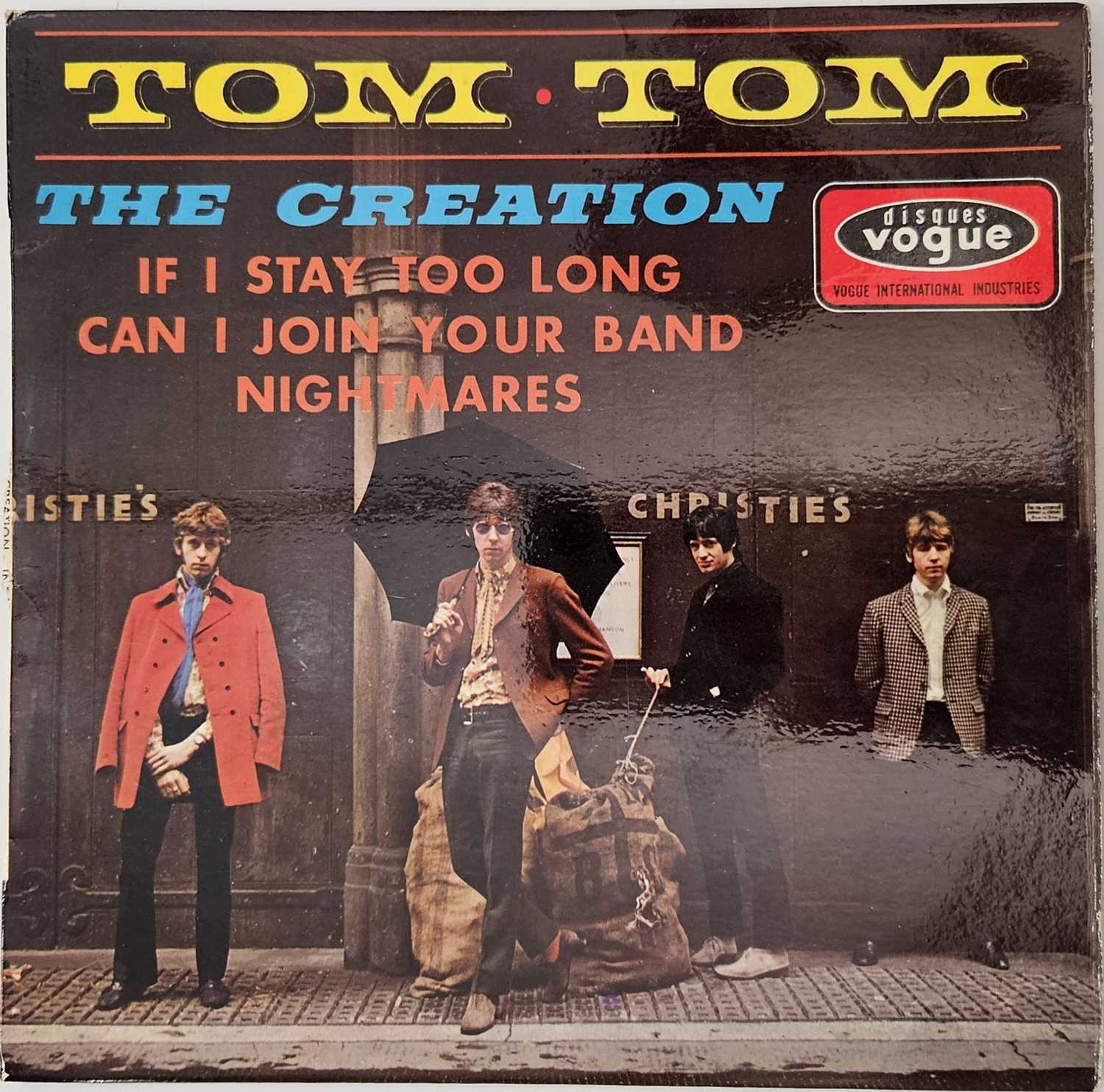 Lot 91 - THE CREATION - TOM TOM EP (ORIGINAL FRENCH COPY - DISQUES VOGUE INT 18144)