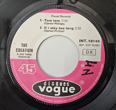 Lot 91 - THE CREATION - TOM TOM EP (ORIGINAL FRENCH COPY - DISQUES VOGUE INT 18144)