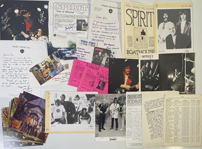 Lot 356 - SPIRIT - LETTERS / CORRESPONDENCE / PRESS RELEASES AND MORE.
