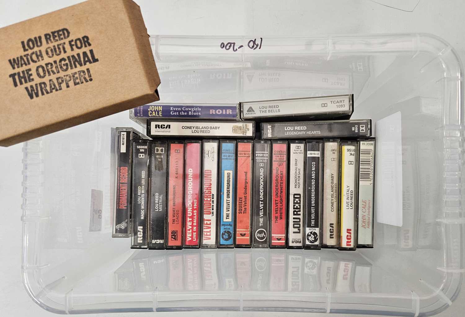 Lot 66 - JOHN CALE, VELVET UNDERGROUND, AND LOU REED CASSETTE COLLECTION
